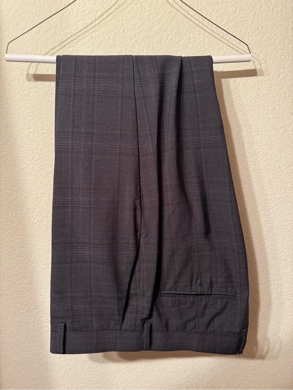 J Crew Ludlow Black Plaid Dress Pants 33x32